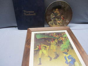 lot 30 image: N. Rockwell Print, Plate, Stamp