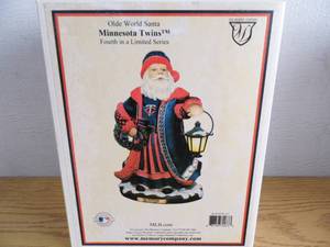 MN Twins Olde World Santa