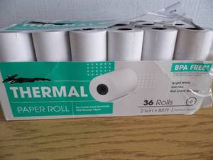 Case of Thermal Paper