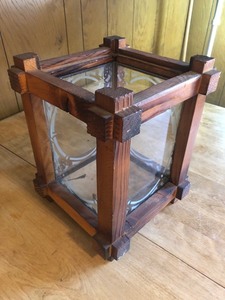lot 11 image: Vintage Chinese Asian Wood & Etched Glass Curio Display Box Case - We do Have the Top Glass Piece Too Just not pictured
