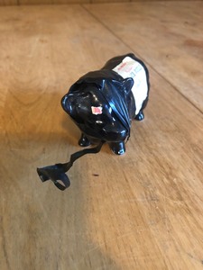 lot 37 image: VINTAGE MINIATURE WHISKEY BOTTLE BLACK BULL SCOTCH WHISKEY MADE IN SCOTLAND WITH LABELS - BLACK TAPE HOLDING LID ON