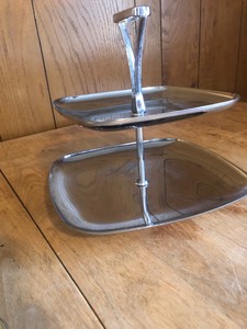 lot 52 image: SILVER SERVING TRAYS