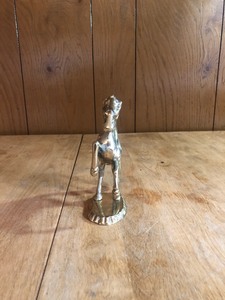 lot 58 image: VINTAGE BRASS UNICORN DECORATION