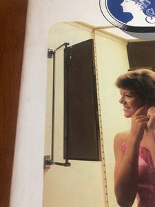 lot 67 image: MSRP $300 NEW IN BOX RETRO COOL & TOTALLY FUNCTIONAL STYLE-N-VIEW VANITY MIRROR&nbspChrome 14 x 22 Pivot-N-View Mirror