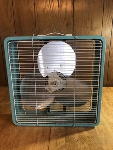 lot 112 image: Vintage Eskimo Two-Speed BOX Fan - WORKS