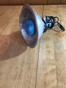 lot 118 image: VINTAGE HANGABLE SHOP LIGHT