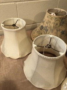 lot 172 image: LOT OF 7 DIFFERENT LAMPSHADES