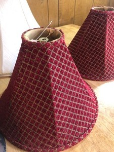 lot 177 image: 6 DECORATIVE LAMPSHADES