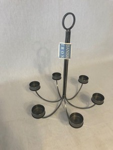 lot 187 image: HAND FORGED IN DENMARK 6 TEALIGHT HOLDER - NEW WITH TAG