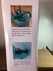 lot 219 image: SHARPER IMAGE DELUXE FOOT SPA