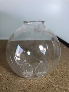 lot 228 image: 8 GLASS GLOBES TABLETOP WEDDING DECOR NAMETAGS CAN BE ADDED TO GLASS SLOTS