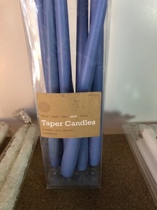 lot 234 image: LOT OF NEW HIGH END PACKAGED TAPER CANDLES