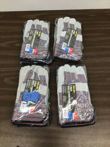 lot 24 image: Lot Of 12 Firmgrip Suede Leather Palm Gloves