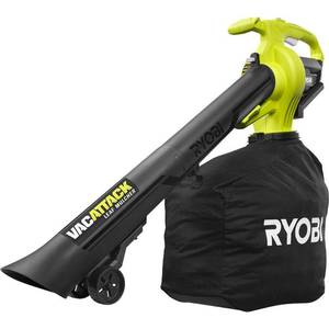 lot 49 image: Ryobi 40-Volt Lithium-Ion Cordless Battery Leaf VacuumMulcher (Tool Only)