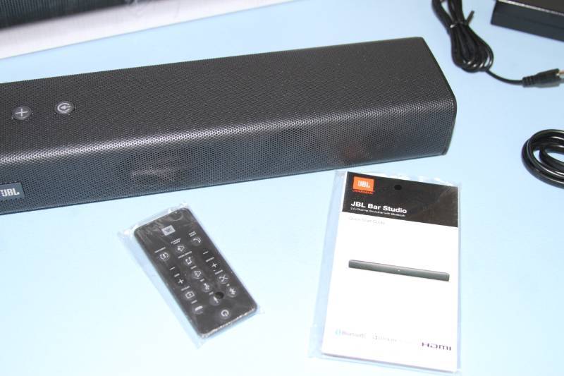 lot 3 image: JBL Bar Studio 2.0 Channel Soundbar with Bluetooth Audio