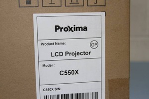 lot 2 image: New in Box Proxima C550X Large Venue 5000 Lumen XGA LCD Projector  Projection System