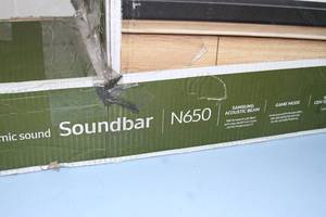 lot 40 image: Samsung HW-N650 Acoustic Beam Panoramic Soundbar System - New