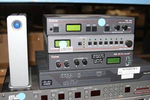 lot 55 image: Lot of Miscellaneous Pro Audio Video & Computer Items - As Pictured