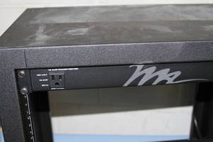 lot 60 image: Middle Atlantic SBX Series Wall Mount Audio Video Rack w Power Module - MSRP $592