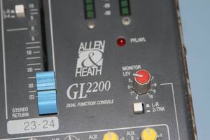 lot 68 image: Allen & Heath GL2200 Pro Audio Dual Function Live Event Mixing Console