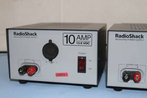 lot 75 image: Lot of 2 Radio Shack 10 Amp 13.8 VDC Regulated Power Supply Units