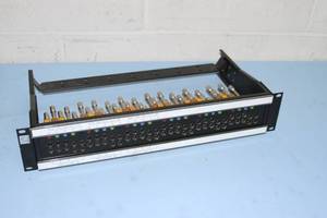 lot 111 image: ADC Loaded Pro Audio & Video Patch Bay  Patch Panel  Patchbay