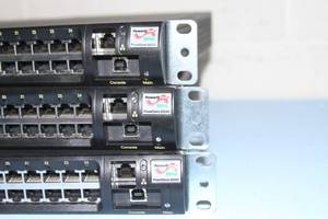 lot 130 image: Lot of 3 Microsemi 24-Port 4-Pair Gigabit EEPoE Midspan IP Network Power PoE