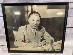 lot 16 image: Vintage Framed Unknown 17 x 20 Photo