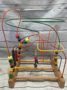 lot 59 image: Vintage Anatex Rollercoaster Color Bead Maze