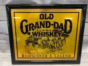 lot 94 image: 1992 Old Grand Dad Sign 18 x 22