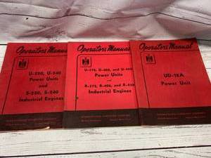 lot 102 image: Lot of 3 IH International Harvester Operators Manual ($17-49 each on ebay)