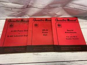 lot 104 image: Lot of 3 IH International Harvester Operators Manual ($17-49 each on ebay)