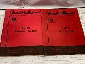 lot 105 image: Lot of 2 IH International Harvester Operators Manual ($17-49 each on ebay)