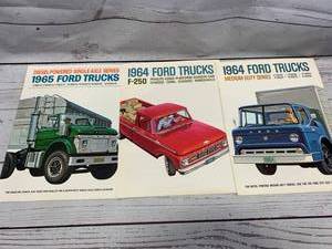 lot 111 image: Lot of 3 Ford Trucks 1964 & 1965 Brochures