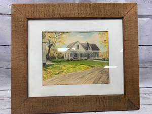 lot 126 image: Davis Gray Campbell House Grand Forks 15 x 17 Art