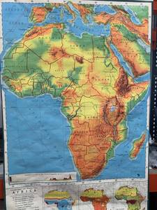 lot 133 image: Nystrom Vintage African Map
