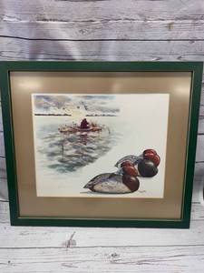 lot 143 image: Signed & Numbered Robert Hilty 23 x 26 Framed Art