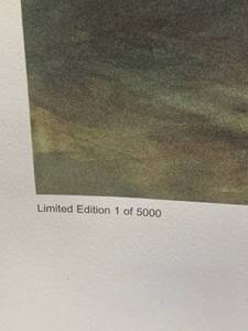 lot 150 image: #1 of 5000 Limited Edition Celebration Series Print