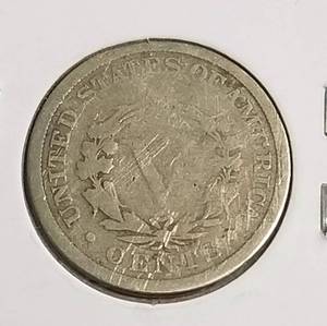 lot 30 image: 1884 US LIBERTY NICKEL