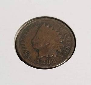 lot 67 image: 4 INDIAN HEAD CENTS 1888 1899 1905 1909