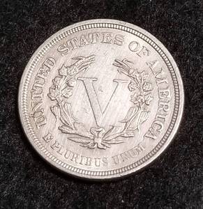 lot 16 image: 1883 NO CENTS LIBERTY V NICKEL IN HIGH GRADE