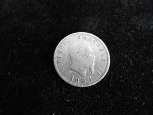 Italy 1863M 1 Lira