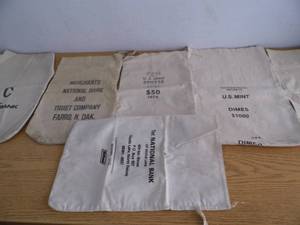 Lot of Bank Bags