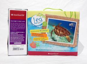 lot 93 image: New American Girl Lea Clark Mini Doll and Sea Turtle Doll
