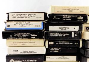 lot 137 image: Lot of Vintage 8 Track Tapes