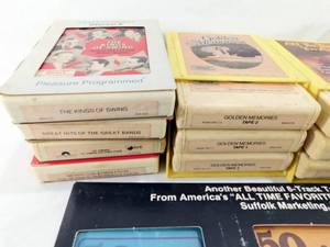 lot 138 image: Lot of New and Used Vintage 8 Track Tapes