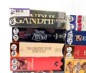 lot 82 image: Lot of VHS Movies and TV Series