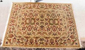 lot 10 image: Large Vintage Imported Turkish Rug