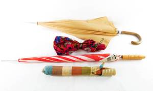 lot 30 image: Lot of Four Vintage Umbrellas
