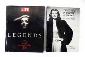 lot 28 image: Set of Vintage Life Magazine Legends and Movie Star Portraits of the Forties Books
